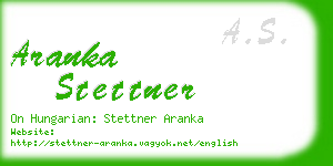 aranka stettner business card